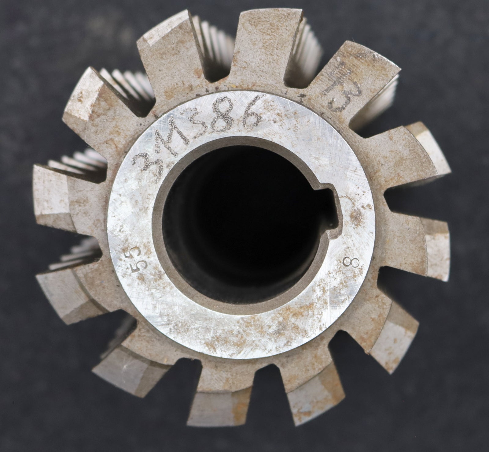 Bild des Artikels PWS-Zahnrad-Wälzfräser-gear-hob-m=4,0mm-BPII-nach-DIN-3972-20°-EGW-Ø67x58xØ27mm