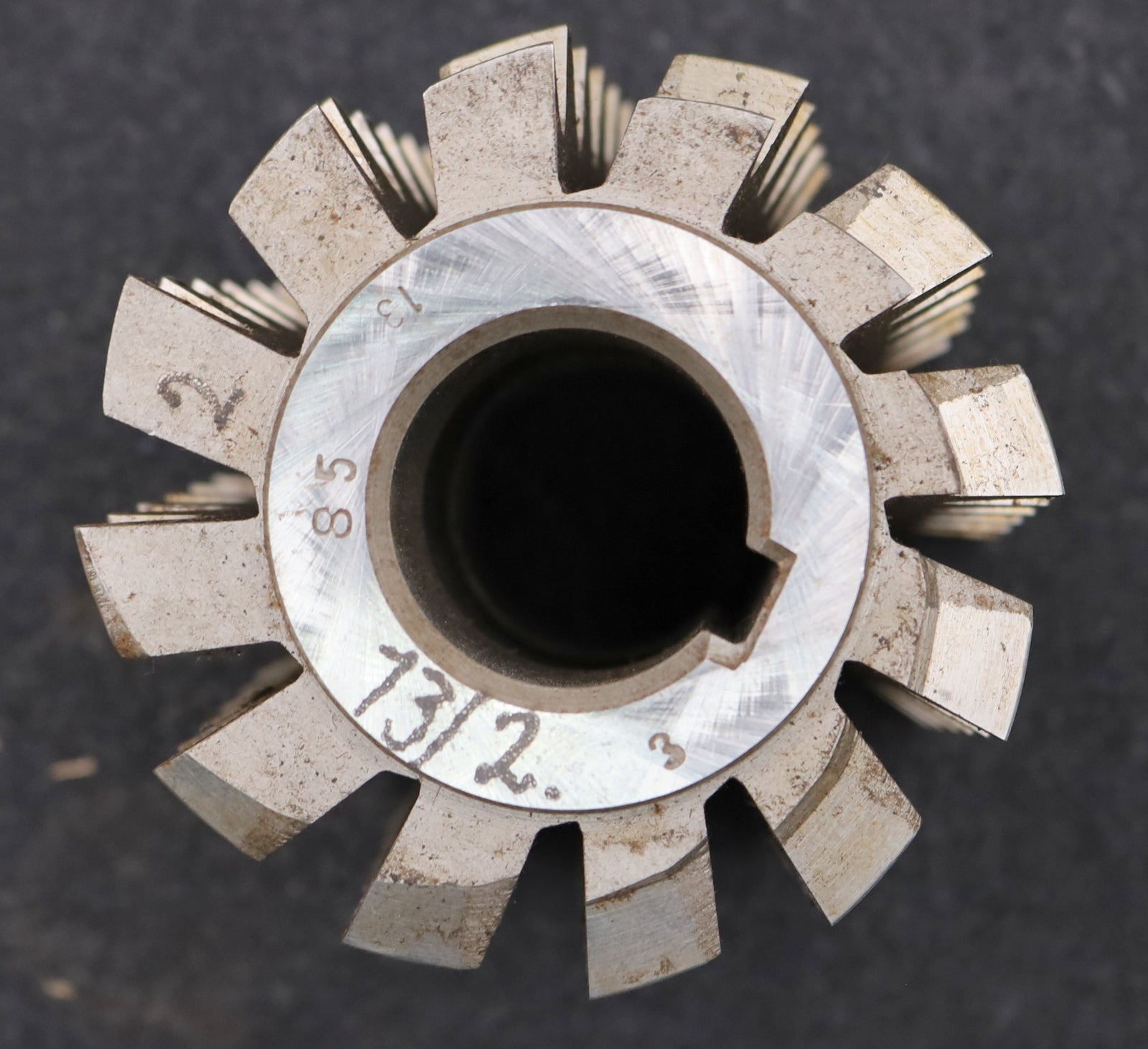 Bild des Artikels PWS-Zahnrad-Wälzfräser-gear-hob-m=4,5mm-BPIII-nach-DIN-3972-20°-EGW-Ø91x88xØ32mm