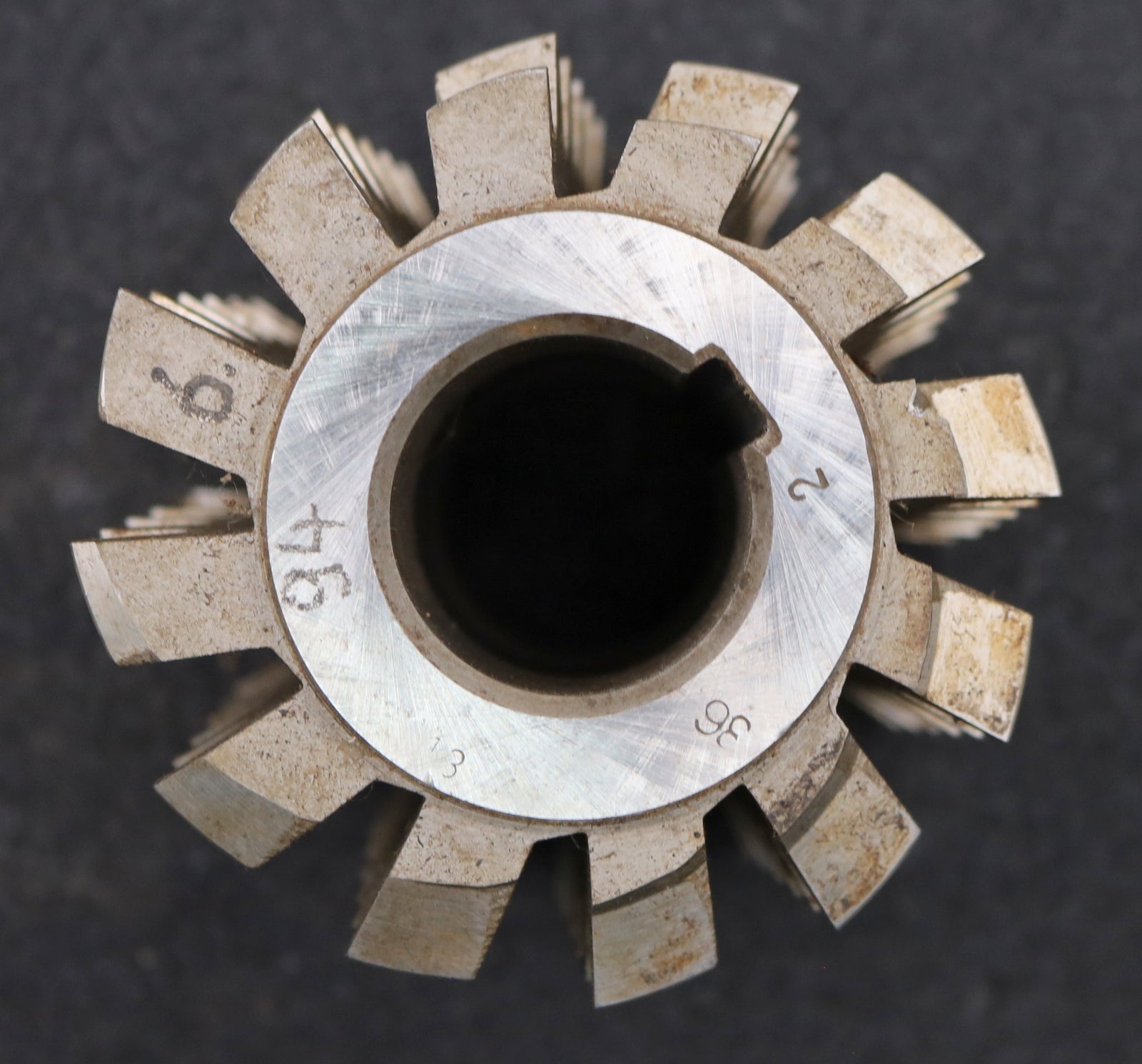 Bild des Artikels PWS-Zahnrad-Wälzfräser-gear-hob-m=4,5mm-BPII-nach-DIN-3972-20°-EGW-Ø91x88xØ32mm