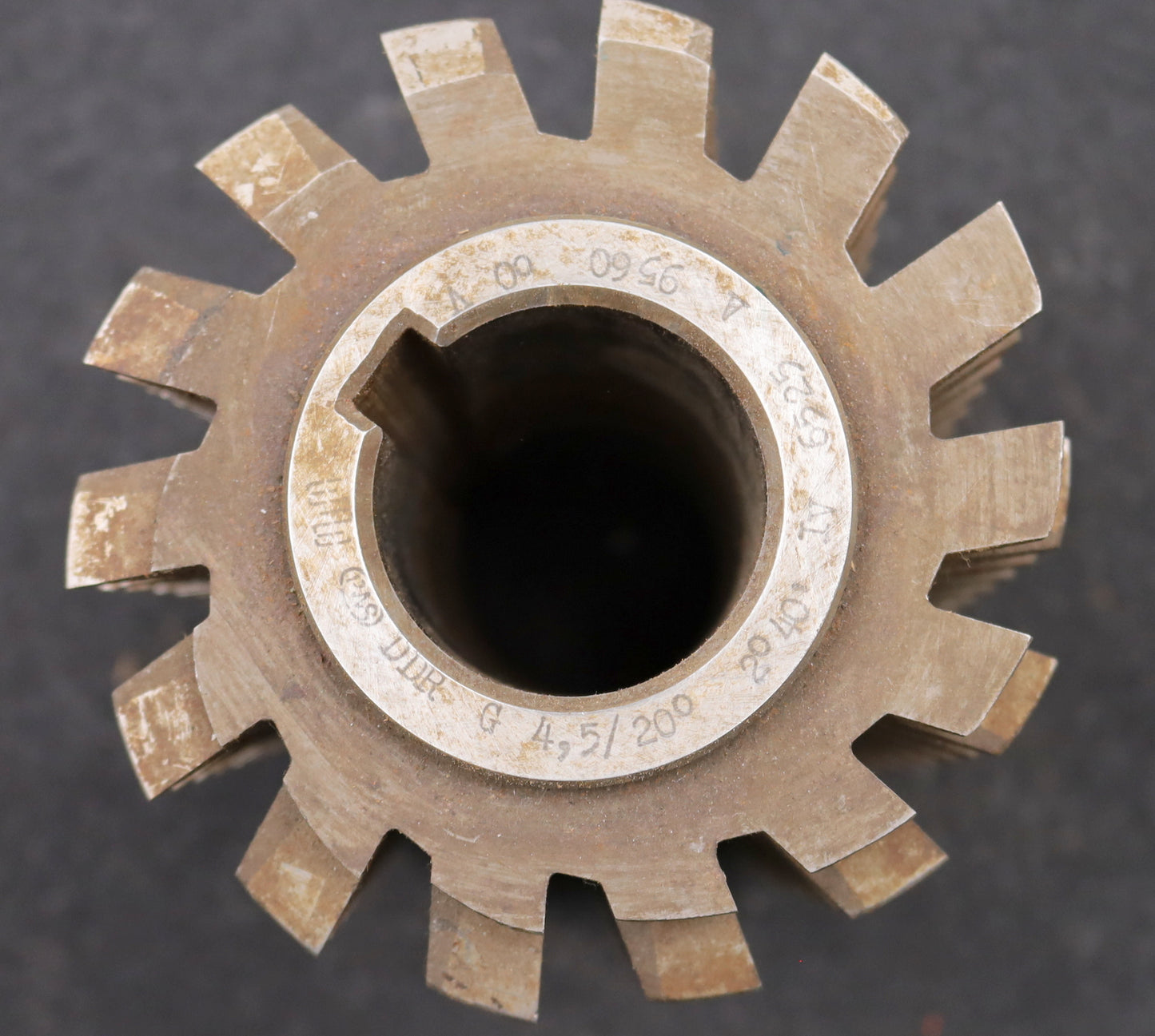 Bild des Artikels PWS-Zahnrad-Wälzfräser-gear-hob-m=4,5mm-BPIV-nach-DIN-3972-20°-EGW-1-gg.-Links