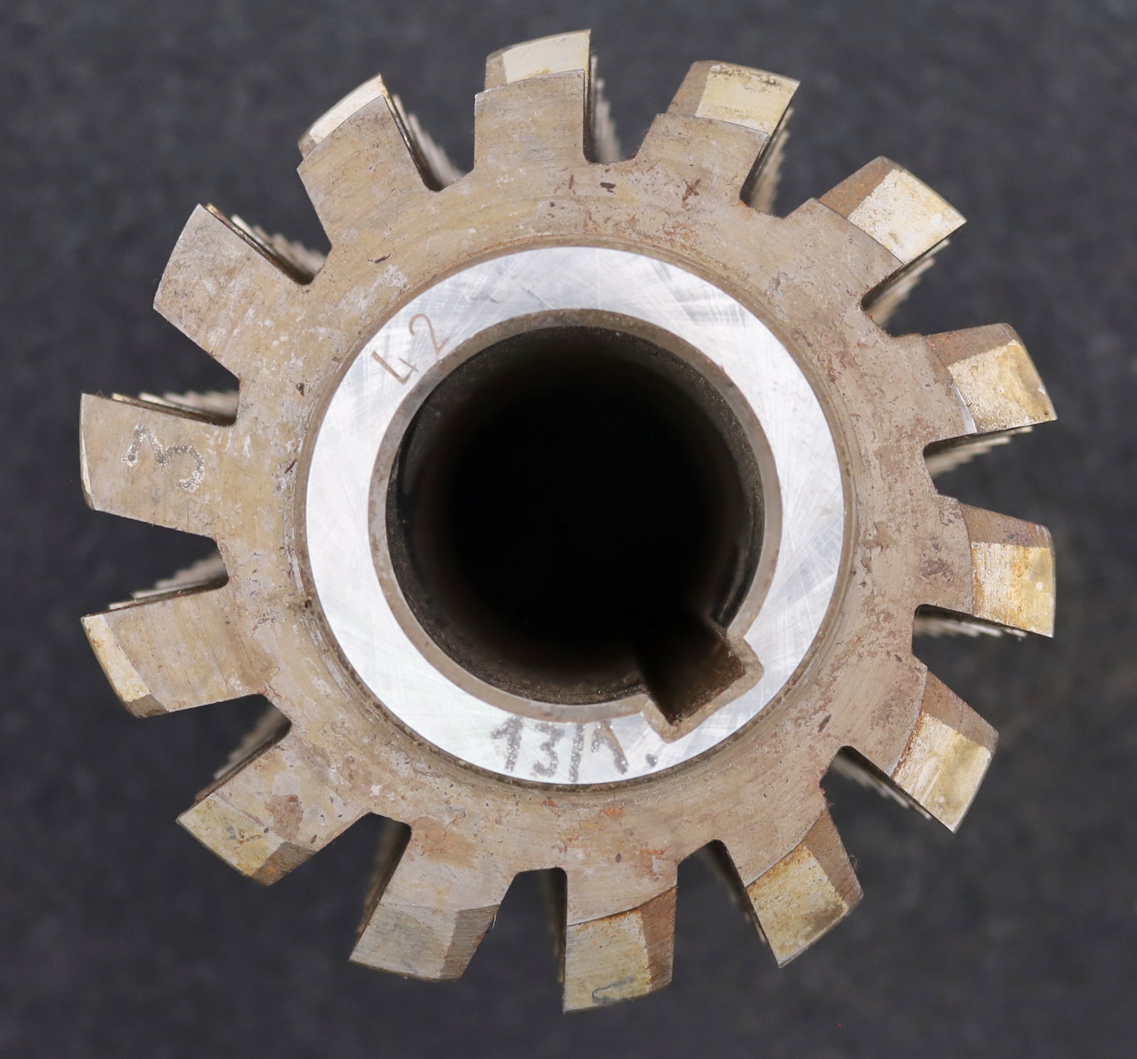 Bild des Artikels PWS-Zahnrad-Wälzfräser-gear-hob-m=4,5mm-BPIV-nach-DIN-3972-20°-EGW-1-gg.-Links