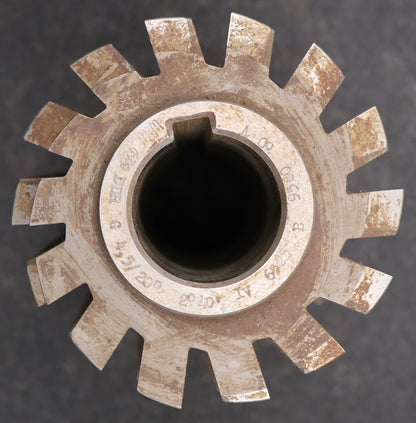 Bild des Artikels PWS-Zahnrad-Wälzfräser-gear-hob-m=4,5mm-BPIV-nach-DIN-3972-20°-EGW-spiralgenutet