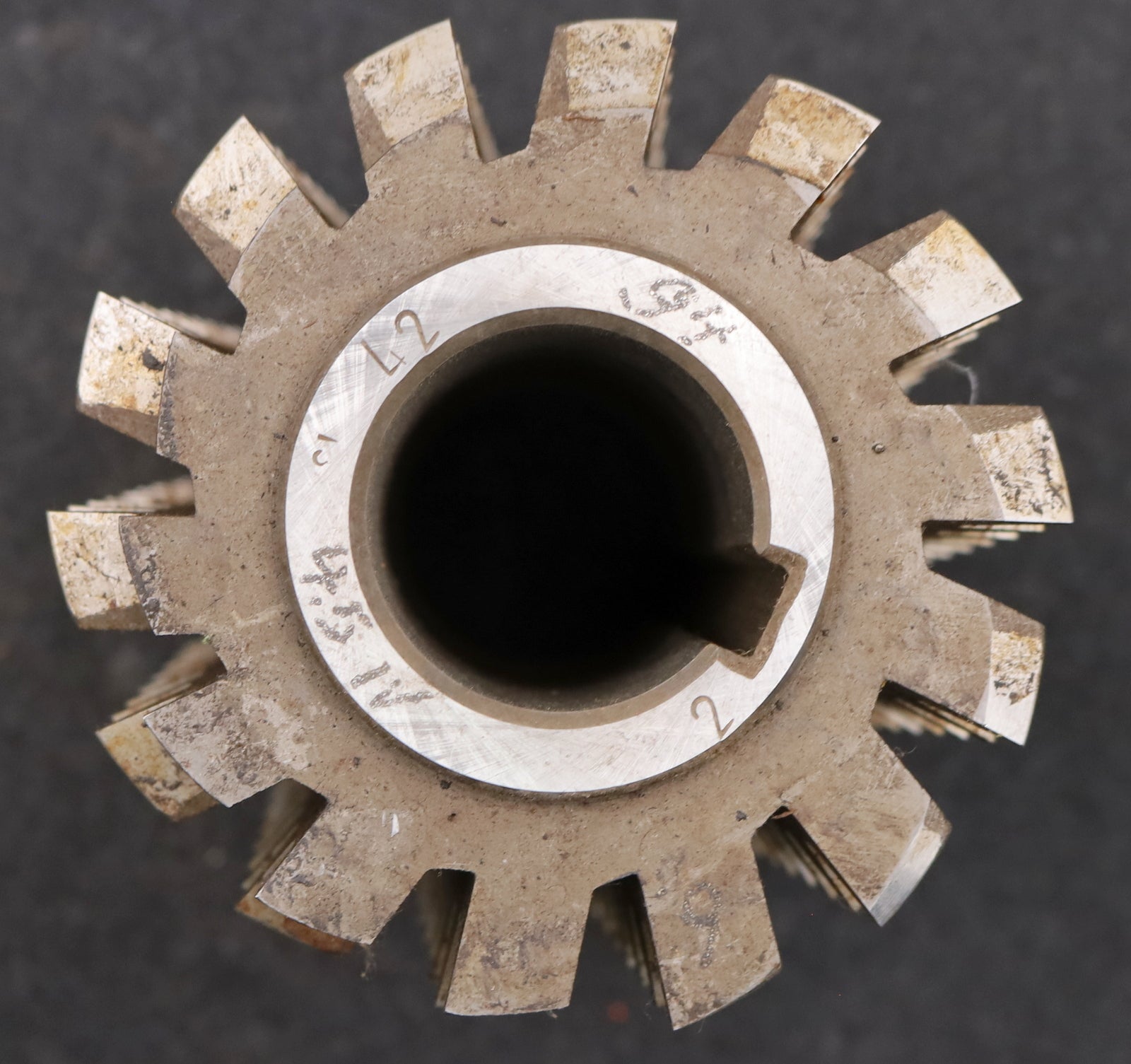 Bild des Artikels PWS-Zahnrad-Wälzfräser-gear-hob-m=4,5mm-BPIV-nach-DIN-3972-20°-EGW-spiralgenutet