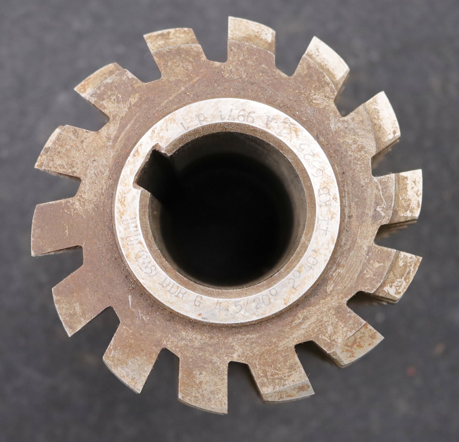 Bild des Artikels PWS-Zahnrad-Wälzfräser-gear-hob-m=4,5mm-BPII-nach-DIN-3972-20°-EGW-14-Spannuten