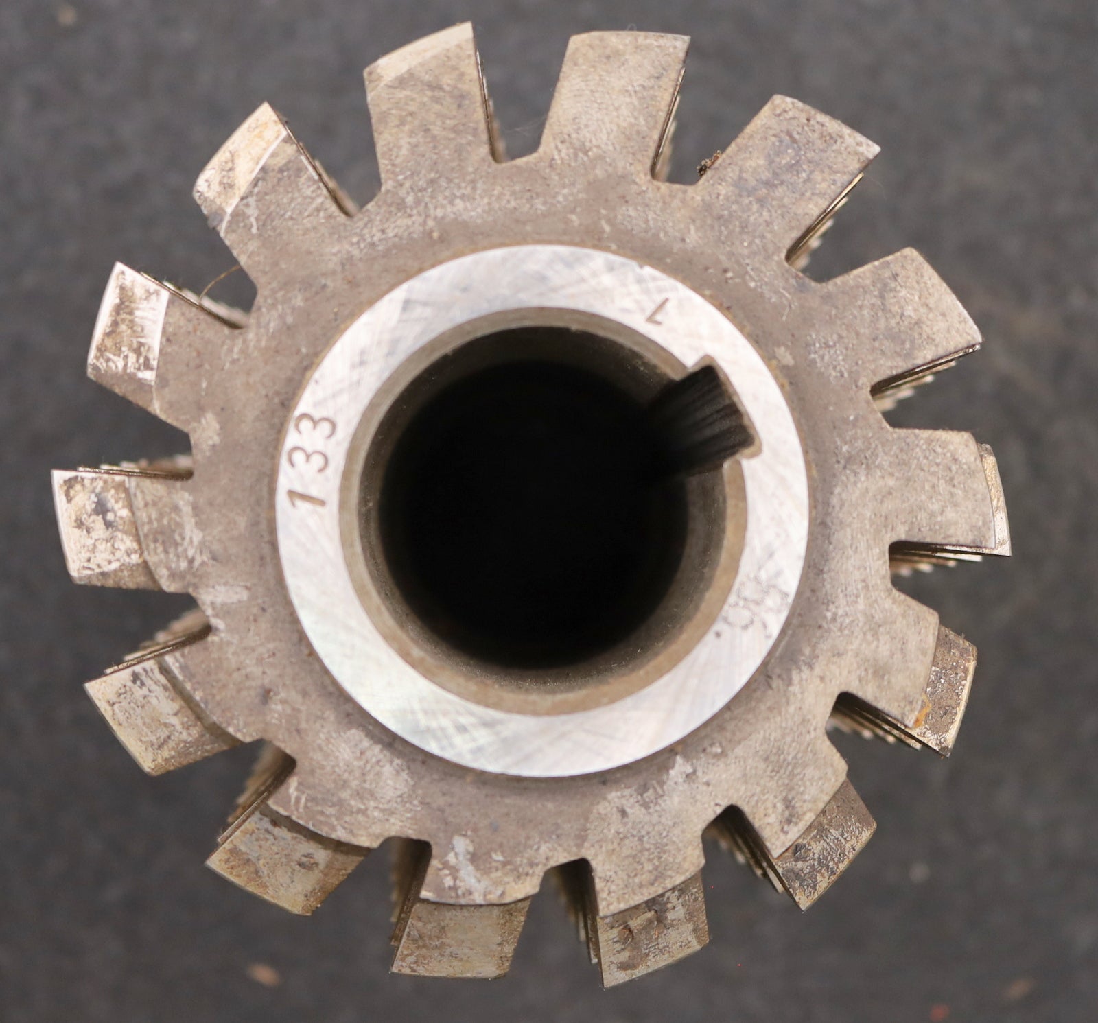 Bild des Artikels PWS-Zahnrad-Wälzfräser-gear-hob-m=4,5mm-BPII-nach-DIN-3972-20°-EGW-14-Spannuten