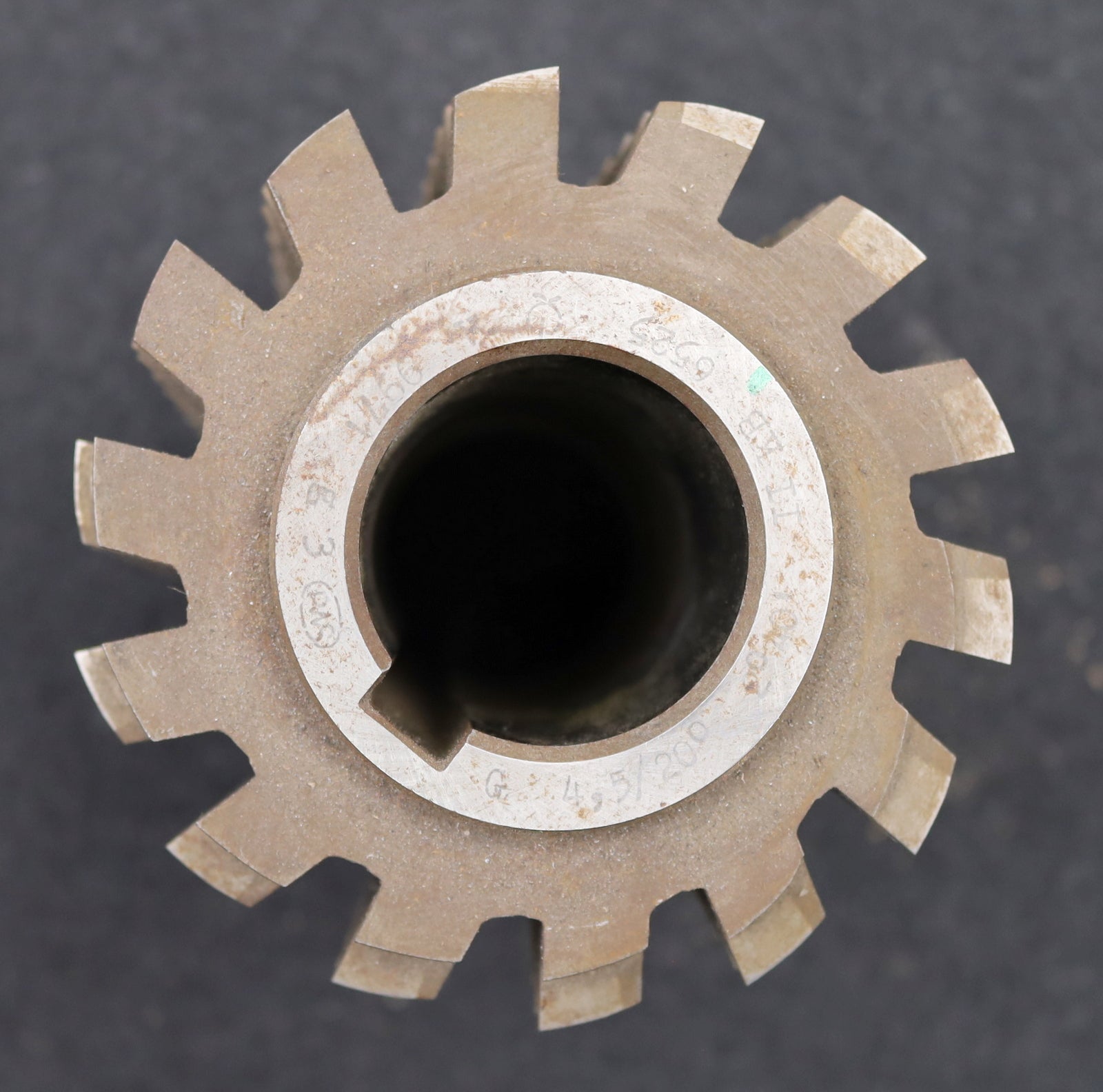 Bild des Artikels PWS-Zahnrad-Wälzfräser-gear-hob-m=4,5mm-BPII-nach-DIN-3972-20°-EGW-Rest-80%
