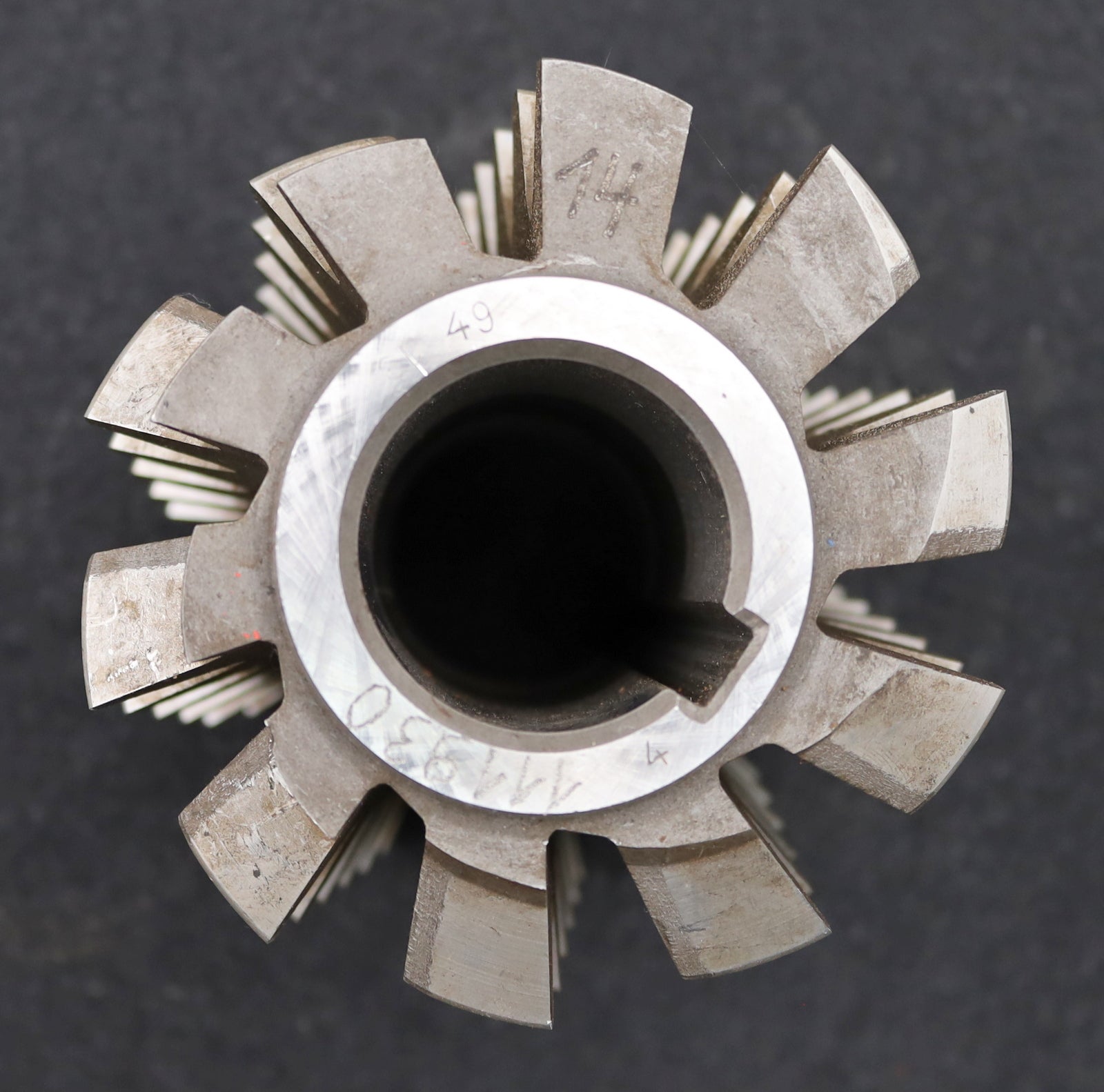 Bild des Artikels PWS-Zahnrad-Wälzfräser-gear-hob-m=7,0mm-BPII-nach-DIN-3972-20°-EGW-Ø110x135xØ40