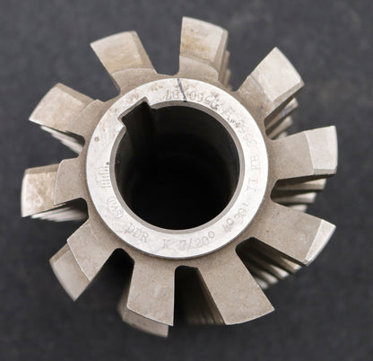 Bild des Artikels PWS-Zahnrad-Wälzfräser-gear-hob-m=7,0mm-BPII-nach-DIN-3972-20°-EGW-Rest-80%