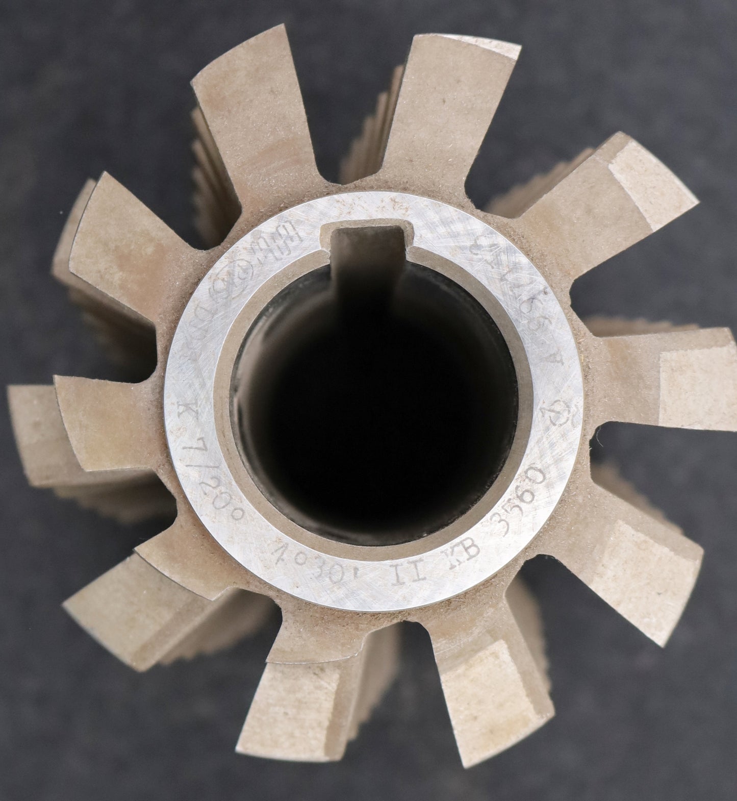 Bild des Artikels PWS-Zahnrad-Wälzfräser-gear-hob-m=7,0mm-BPII-nach-DIN-3972-20°-EGW-1gg.-Rechts