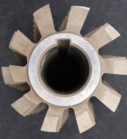 Bild des Artikels PWS-Zahnrad-Wälzfräser-gear-hob-m=7,0mm-BPII-nach-DIN-3972-20°-EGW-1gg.-Rechts