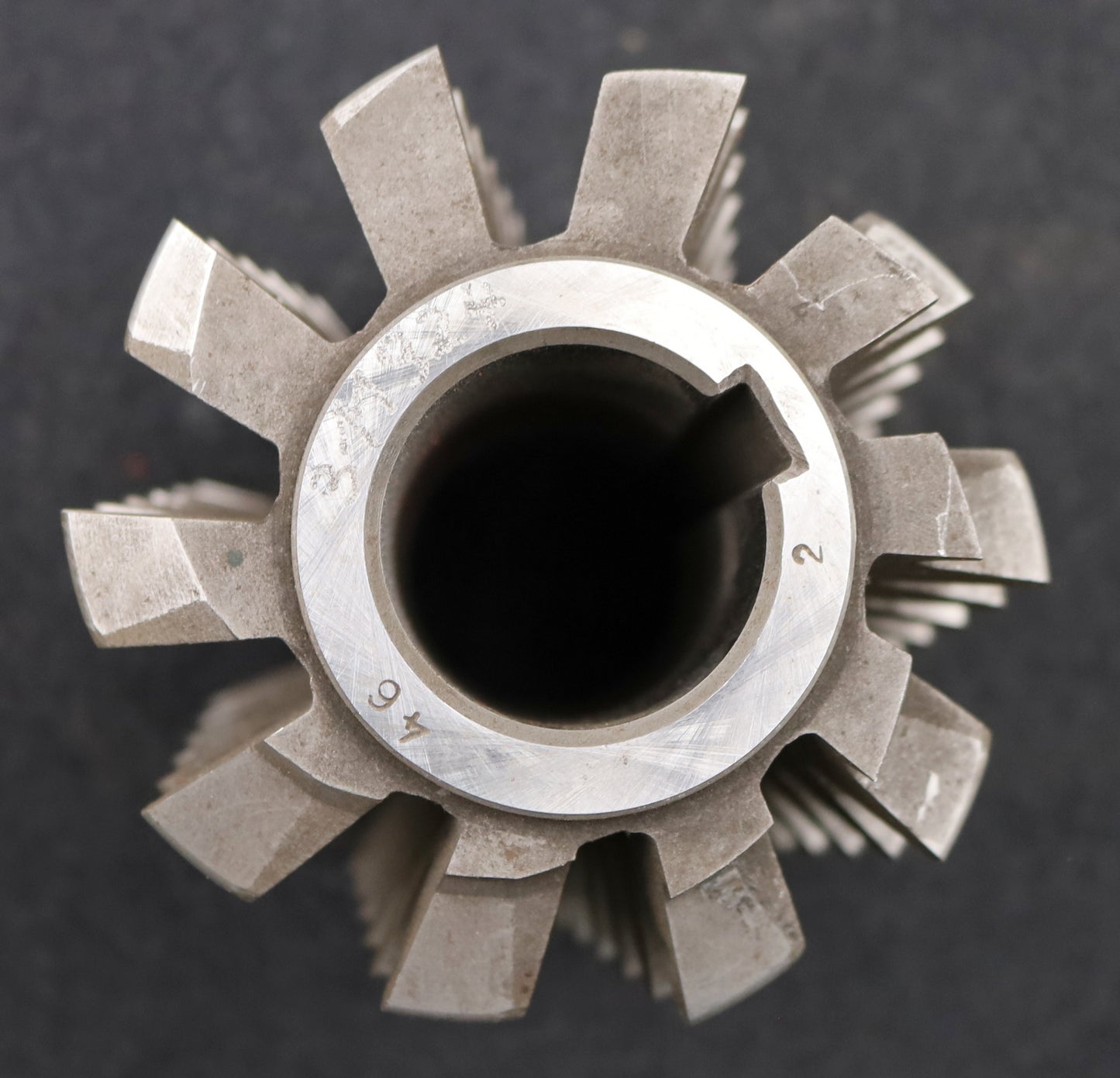 Bild des Artikels PWS-Zahnrad-Wälzfräser-gear-hob-m=7,0mm-BPII-nach-DIN-3972-20°-EGW-1gg.-Links