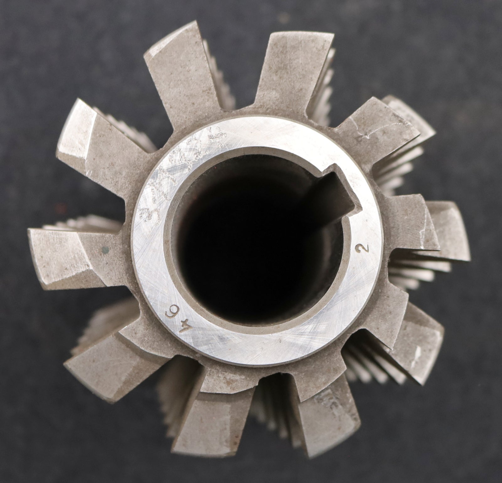 Bild des Artikels PWS-Zahnrad-Wälzfräser-gear-hob-m=7,0mm-BPII-nach-DIN-3972-20°-EGW-1gg.-Links