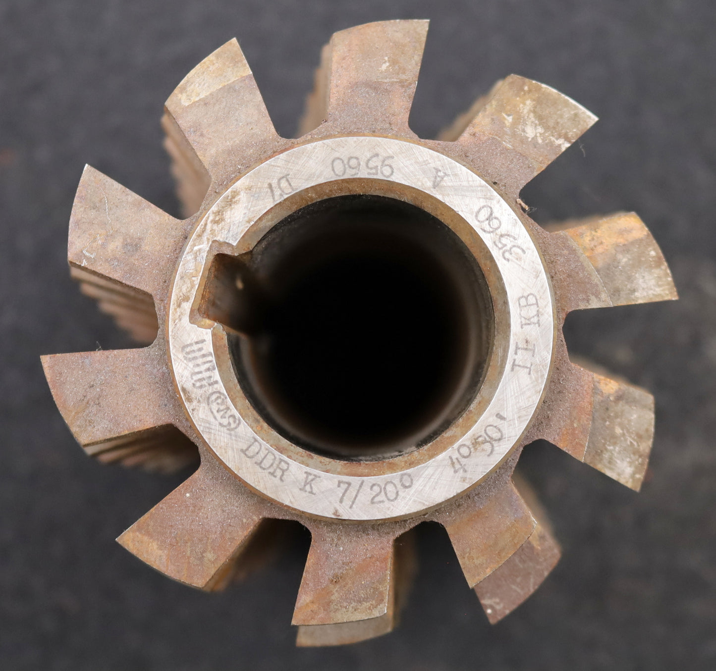Bild des Artikels PWS-Zahnrad-Wälzfräser-gear-hob-m=7,0mm-BPII-nach-DIN-3972-20°-EGW-1gg.-Re.