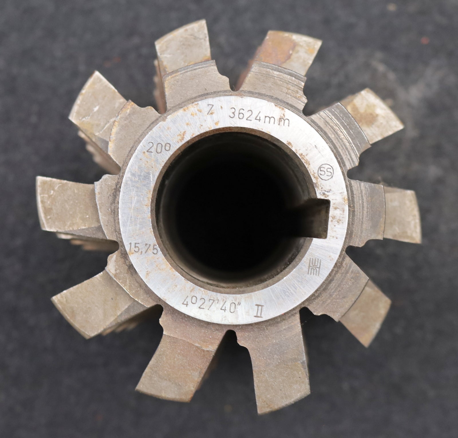 Bild des Artikels Markenlos-Zahnrad-Wälzfräser-gear-hob-m=7,0mm-BPII-nach-DIN-3972-20°-EGW