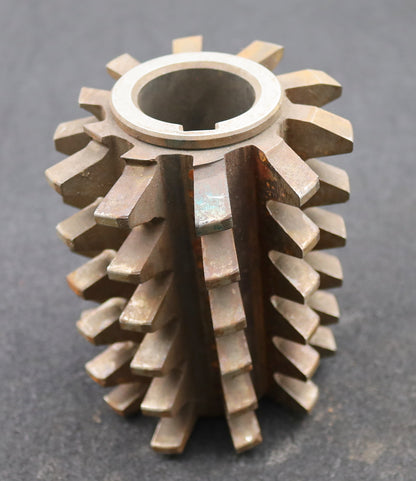 Bild des Artikels PWS-Zahnrad-Wälzfräser-gear-hob-m=7,0mm-BPII-DIN-3972-20°-EGW-Ø108x136xØ40mm