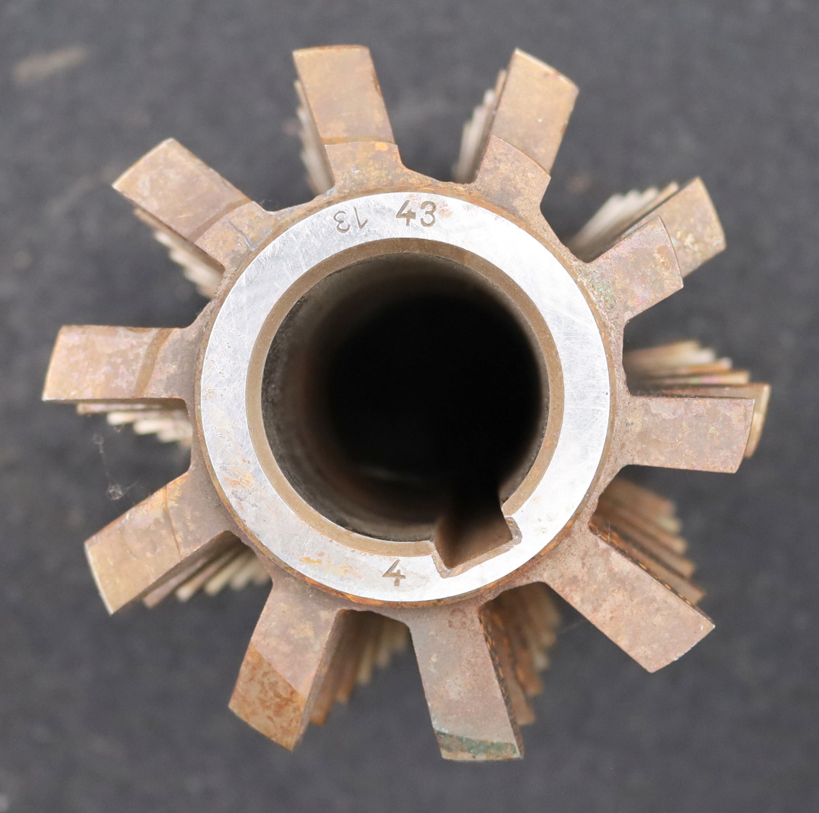 Bild des Artikels PWS-Zahnrad-Wälzfräser-gear-hob-m=7,0mm-BPII-DIN-3972-20°-EGW-Ø108x136xØ40mm