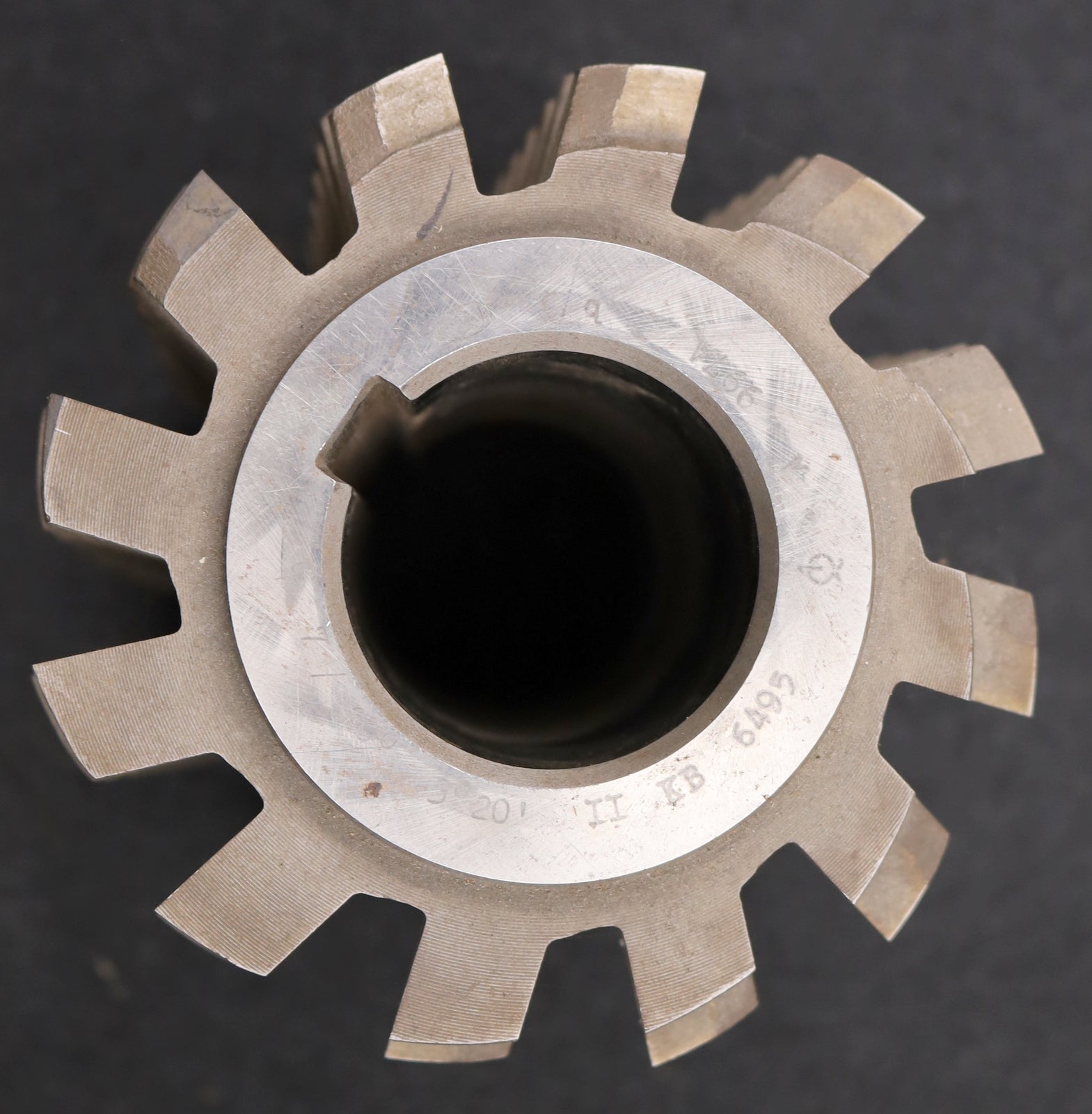 Bild des Artikels PWS-Zahnrad-Wälzfräser-gear-hob-m=7,0mm-BPII-DIN-3972-20°-EGW-spiralgenutet-!