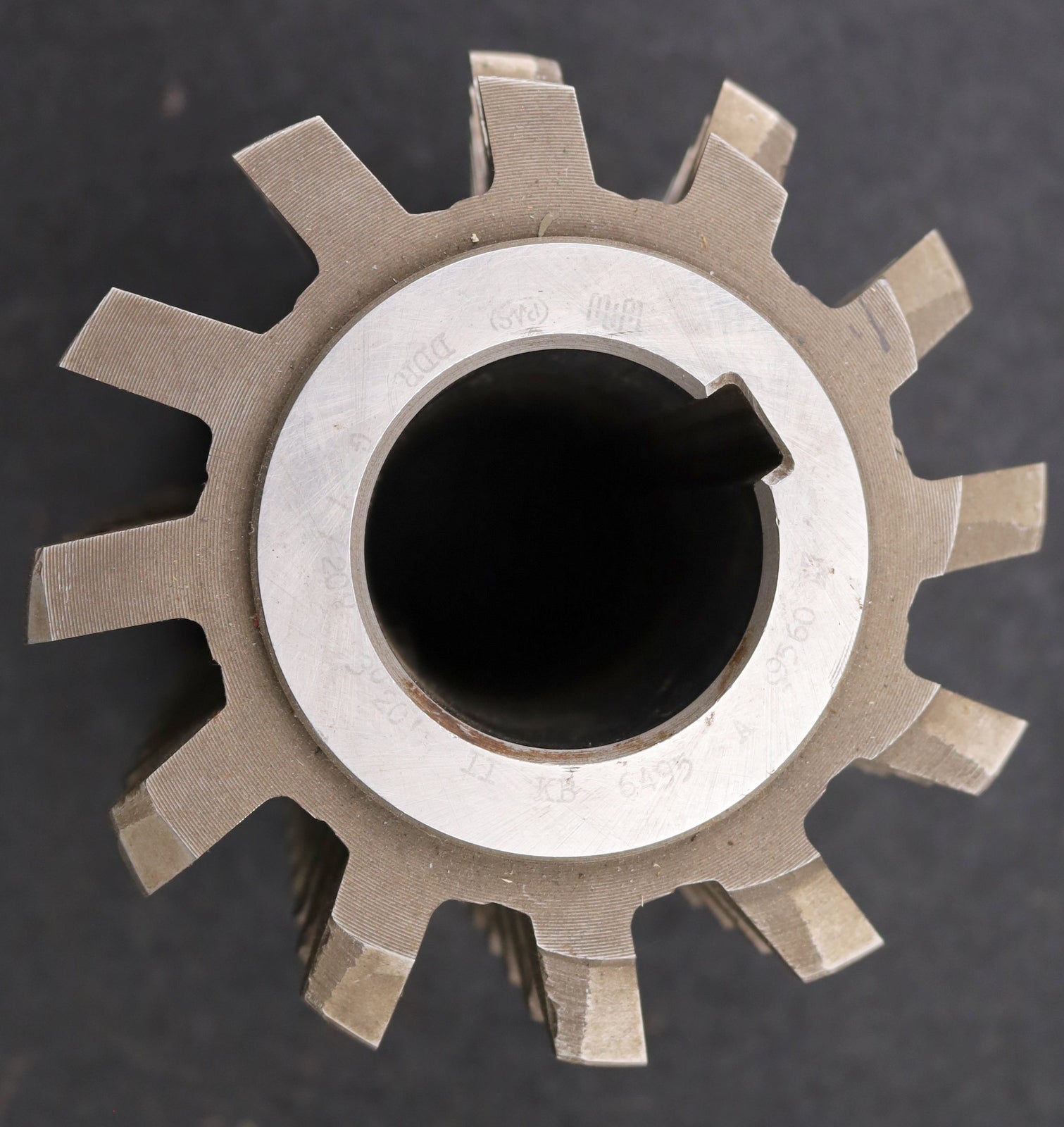 Bild des Artikels PWS-Zahnrad-Wälzfräser-gear-hob-m=7,0mm-BPII-nach-DIN-3972-20°-EGW-12-Spannuten