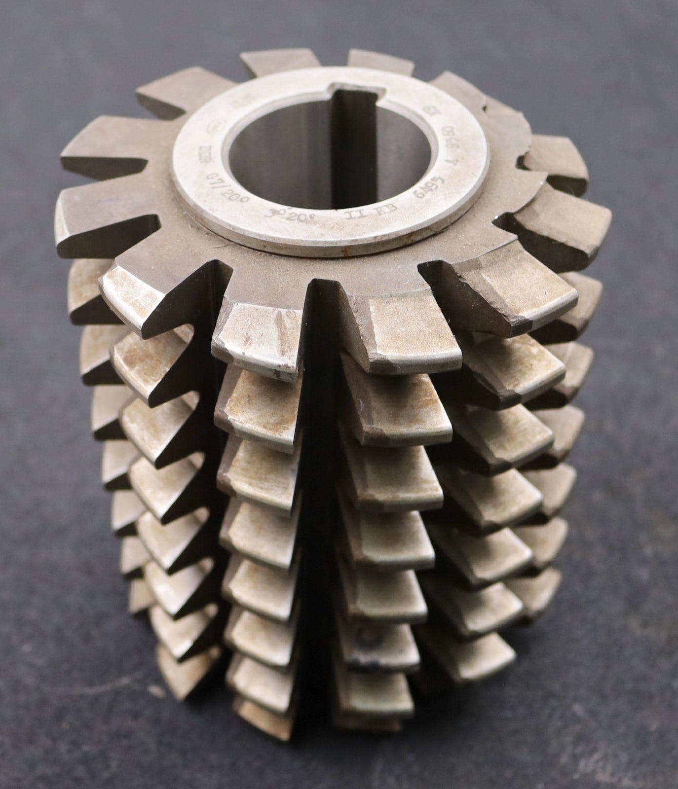 Bild des Artikels PWS-Zahnrad-Wälzfräser-gear-hob-m=7,0mm-BPII-nach-DIN-3972-20°-EGW-1gg.-Li