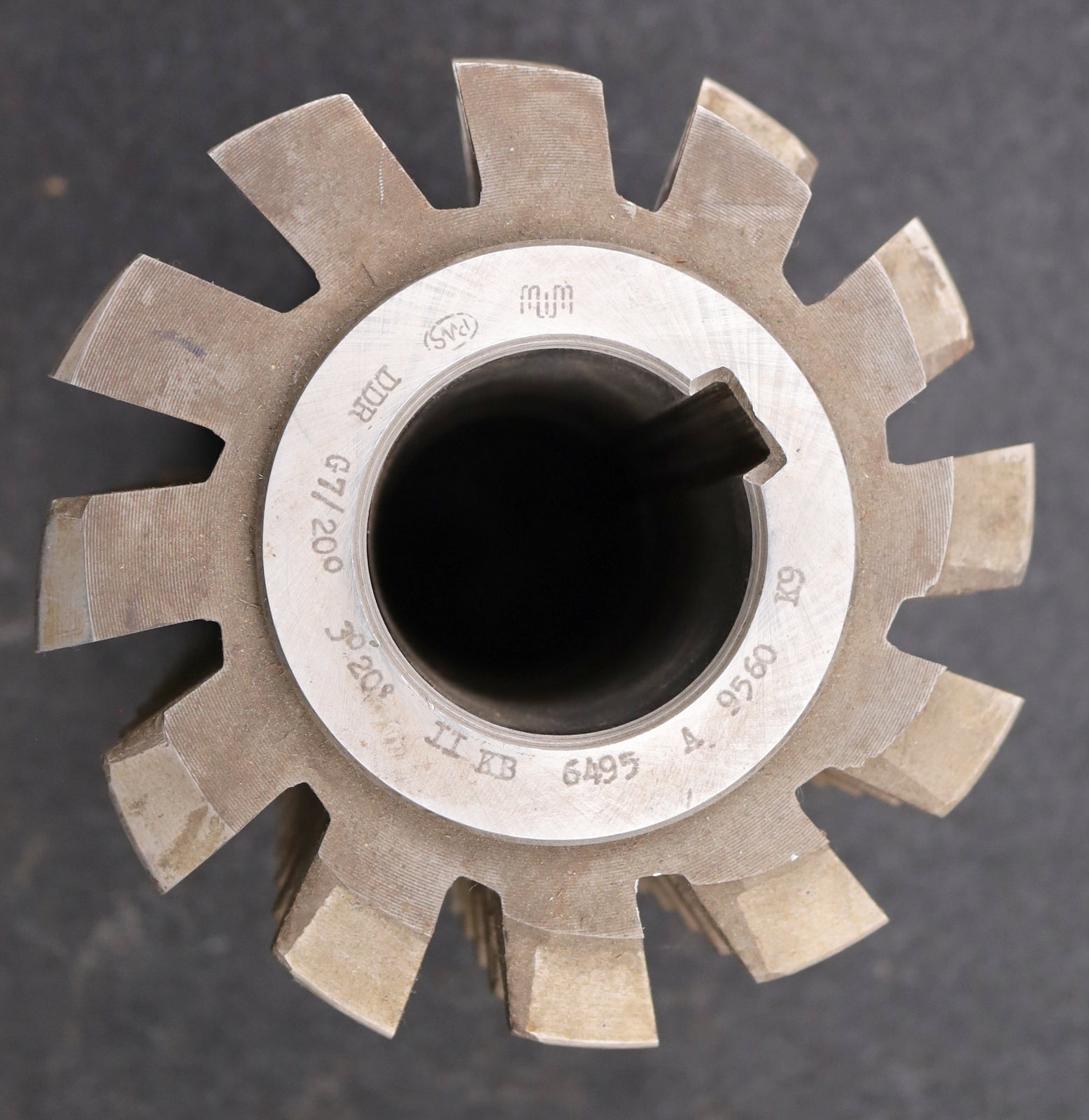 Bild des Artikels PWS-Zahnrad-Wälzfräser-gear-hob-m=7,0mm-BPII-nach-DIN-3972-20°-EGW-1gg.-Li