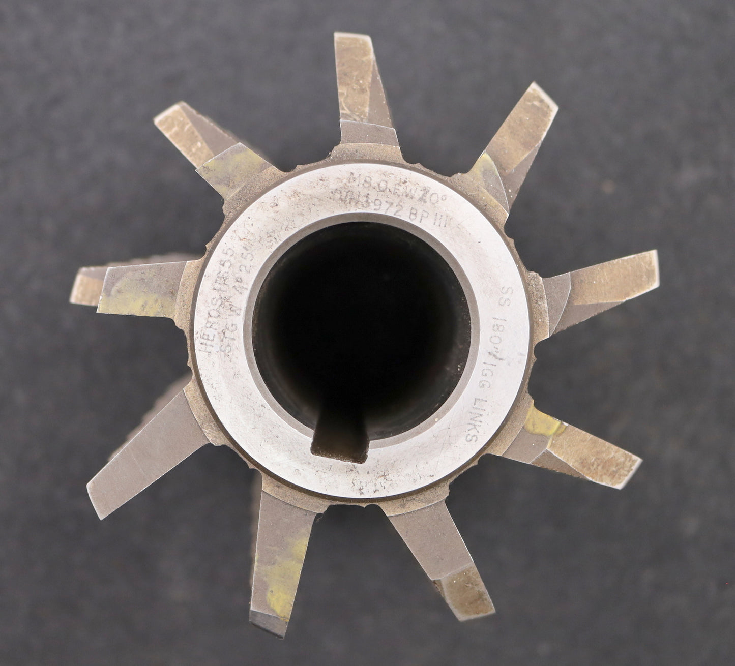 Bild des Artikels PWS-Zahnrad-Wälzfräser-gear-hob-m=8,0mm-BPIII-DIN-3972-20°-EGW-Ø119x140xØ40mm