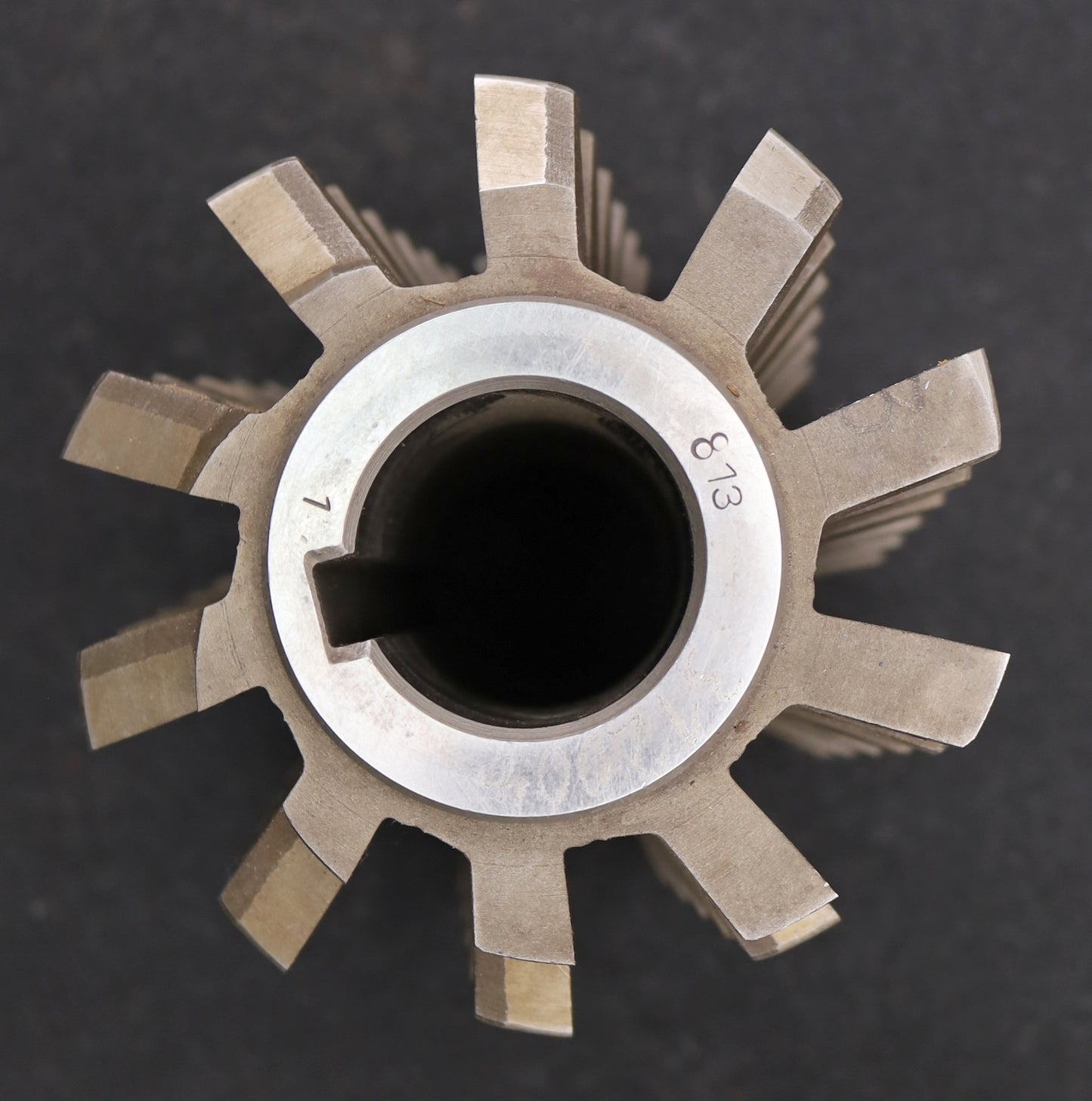 Bild des Artikels PWS-Zahnrad-Wälzfräser-gear-hob-m=8,0mm-BPII-nach-DIN-3972-20°-EGW-1gg.-Links