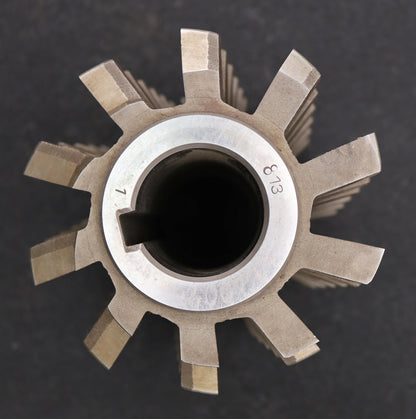 Bild des Artikels PWS-Zahnrad-Wälzfräser-gear-hob-m=8,0mm-BPII-nach-DIN-3972-20°-EGW-1gg.-Links