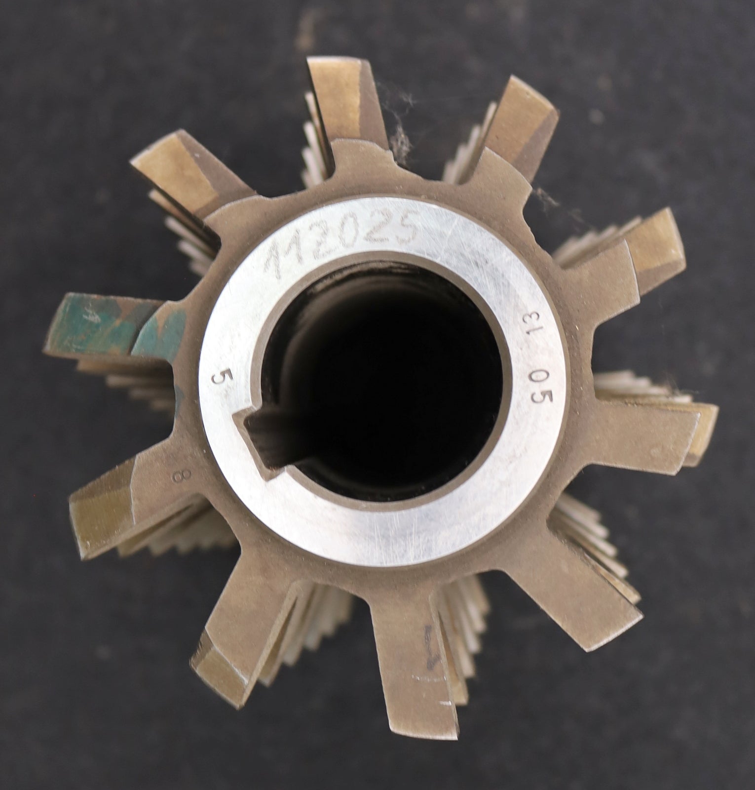 Bild des Artikels PWS-Zahnrad-Wälzfräser-gear-hob-m=8,0mm-BPII-nach-DIN-3972-20°-EGW-1gg.-Rechts