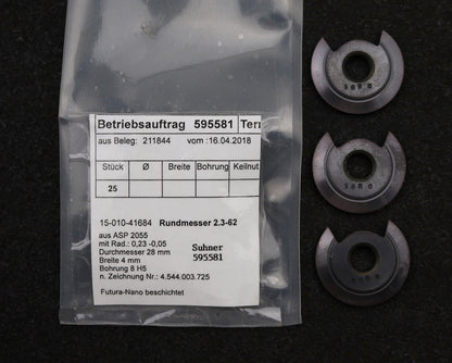 Bild des Artikels DOLD-Rundmesser-für-KLINGELNBERG-FK41-m=0,9-1,8-48-Ø28x4xØ8mm-17,5°-EGW