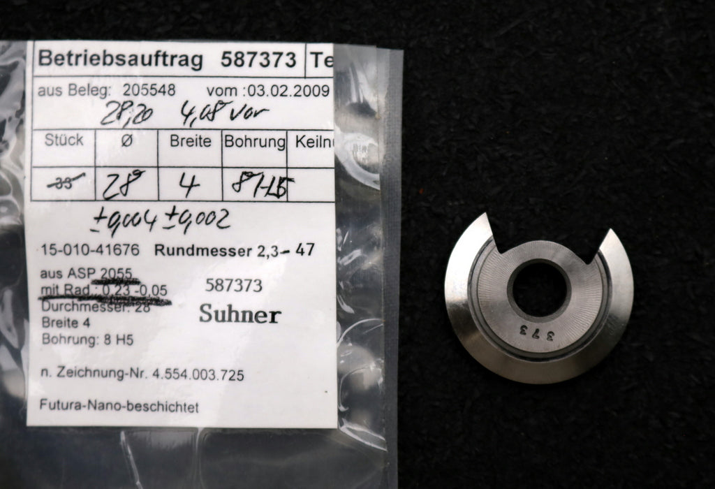 Bild des Artikels DOLD-Rundmesser-für-KLINGELNBERG-FK41-m=0,7-1,4-38-Ø28x4xØ8mm-17,5°-EGW-