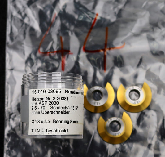 Bild des Artikels DOLD-Rundmesser-für-KLINGELNBERG-FK41-m=1,3-2,6-70-18,5°-EGW-Ø28x4xØ8mm