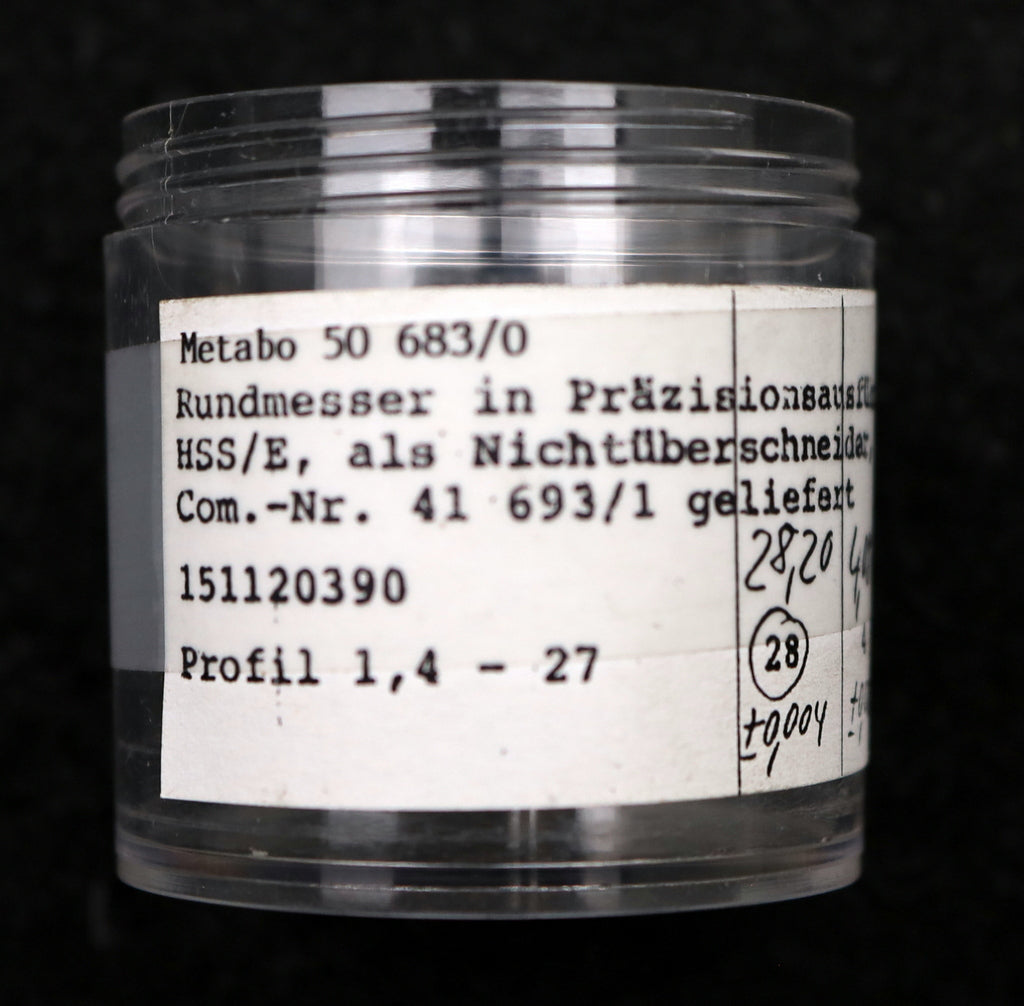 Bild des Artikels DOLD-Rundmesser-für-KLINGELNBERG-FK41-m=0,9-1,8-43-17,5°-EGW-Ø28x4xØ8mm