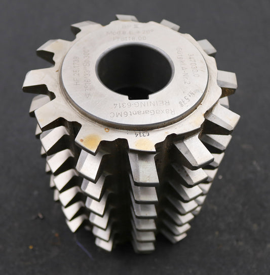 Bild des Artikels LENZEN-Zahnrad-Wälzfräser-gear-hob-m=8,0mm-BPIII-nach-DIN-3972-20°-EGW