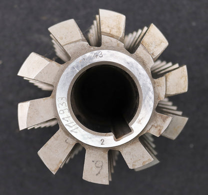 PWS Zahnrad-Wälzfräser m= 7,0mm BPII DIN 3972 EGW 20° Ø110x135xØ40mm mit LKN