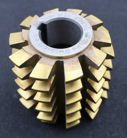 PWS Zahnrad-Wälzfräser m= 6,0mm BPIII DIN 3972 EGW 20° Ø108x108xØ40mm LKN
