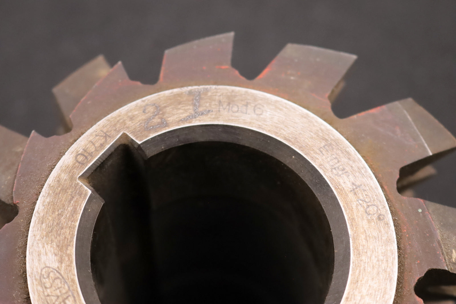 Bild des Artikels MAY-Zahnrad-Wälzfräser-gear-hob-m=6,0mm-20°-EGW-Ø123x125xØ40mm-mit-LKN