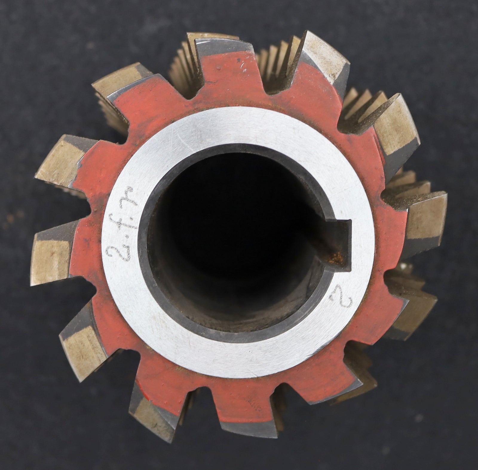 Bild des Artikels MAY-Zahnrad-Wälzfräser-gear-hob-m=6,0mm-20°-EGW-Ø123x125xØ40mm-mit-LKN