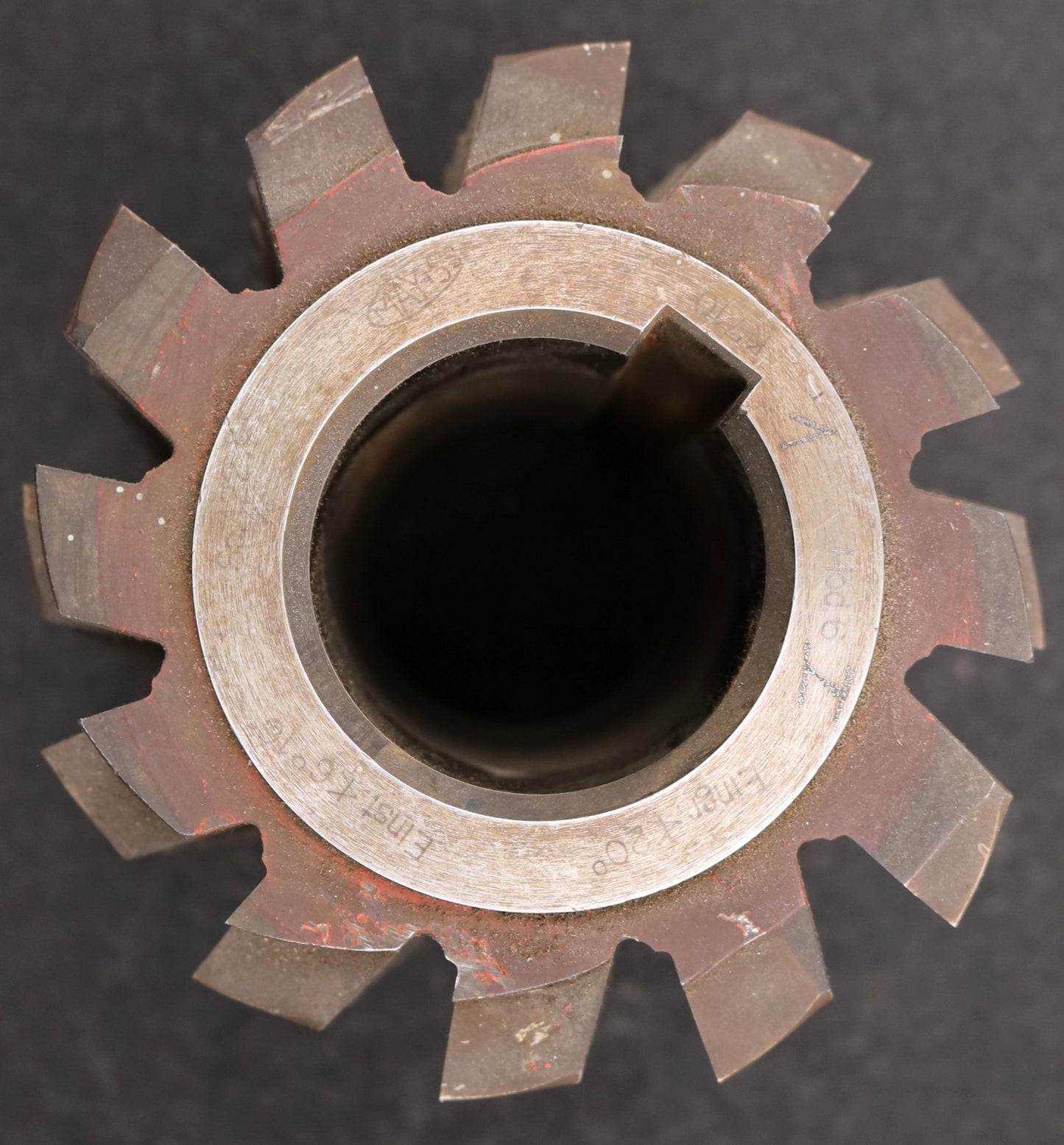 Bild des Artikels MAY-Zahnrad-Wälzfräser-gear-hob-m=6,0mm-20°-EGW-Ø123x125xØ40mm-mit-LKN