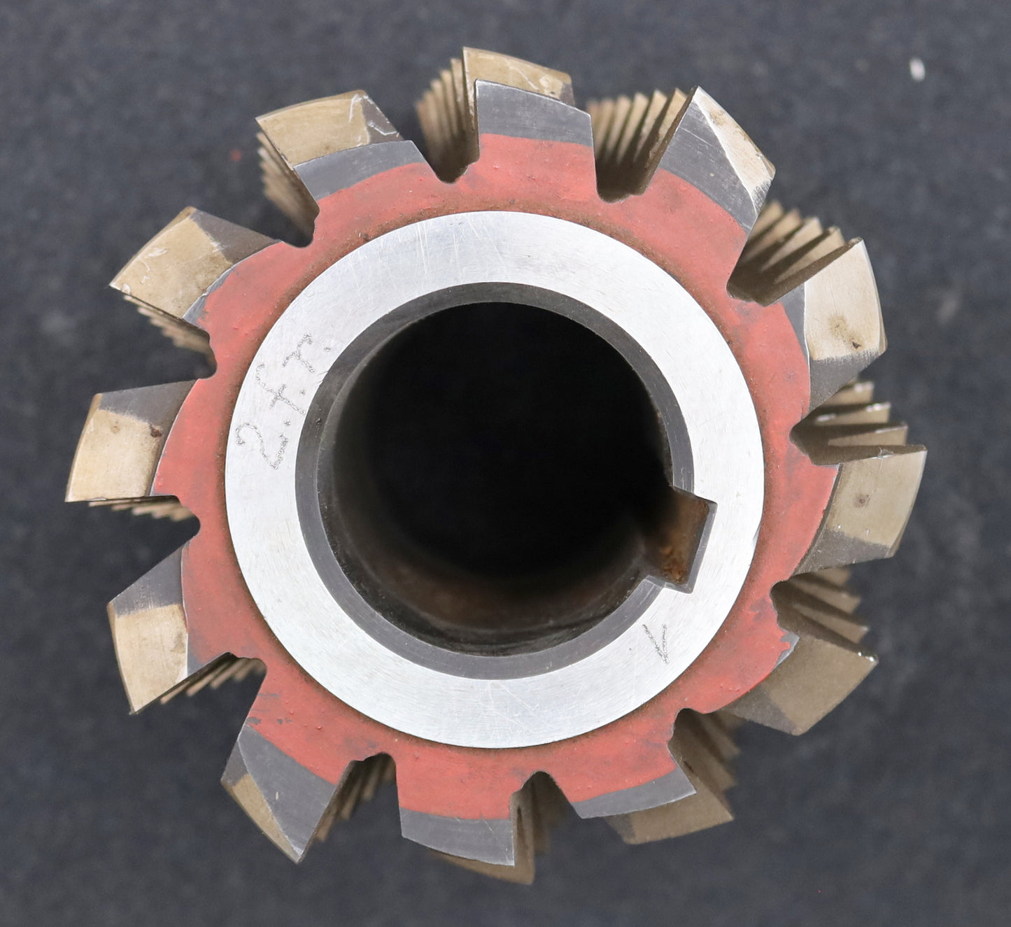 Bild des Artikels MAY-Zahnrad-Wälzfräser-gear-hob-m=6,0mm-20°-EGW-Ø123x125xØ40mm-mit-LKN