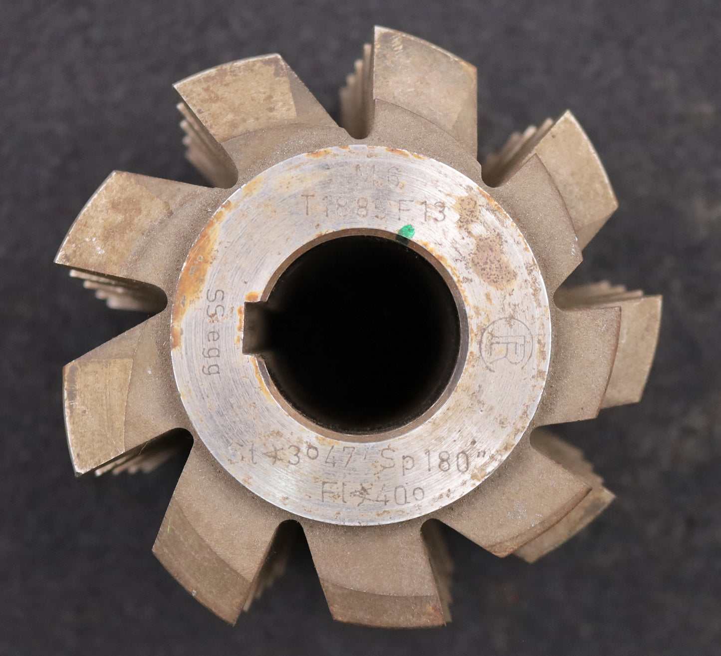Bild des Artikels Zahnrad-Wälzfräser-gear-hob-m=6,0mm-20°-EGW-Ø104x100xØ32mm-mit-LKN-1gg.-Rechts