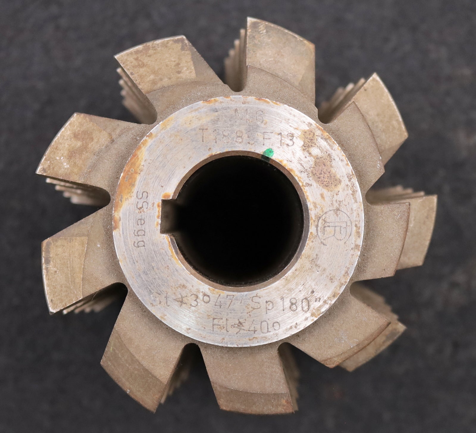 Bild des Artikels Zahnrad-Wälzfräser-gear-hob-m=6,0mm-20°-EGW-Ø104x100xØ32mm-mit-LKN-1gg.-Rechts