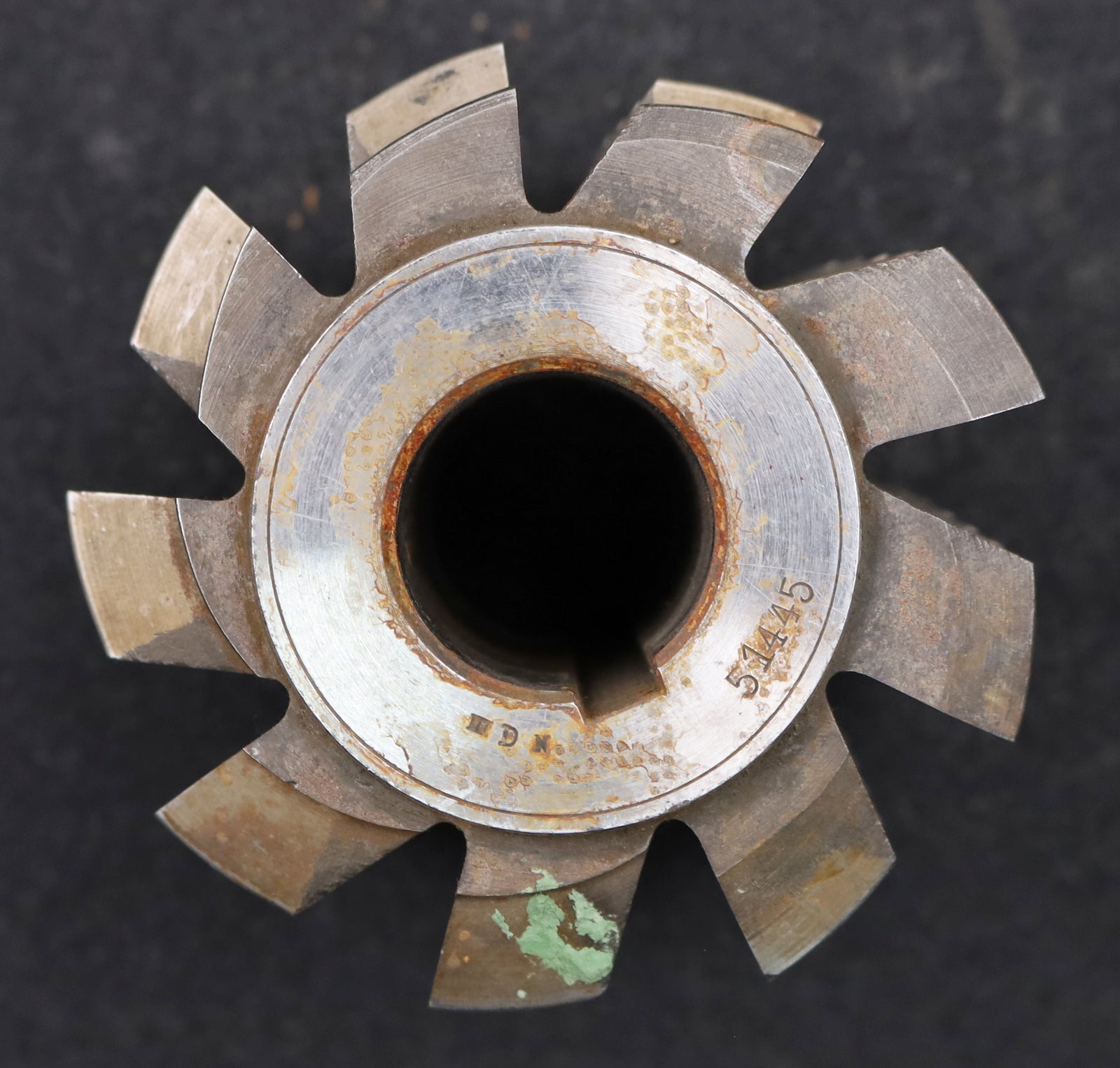 Bild des Artikels Zahnrad-Wälzfräser-gear-hob-m=6,0mm-20°-EGW-Ø104x100xØ32mm-mit-LKN-1gg.-Rechts