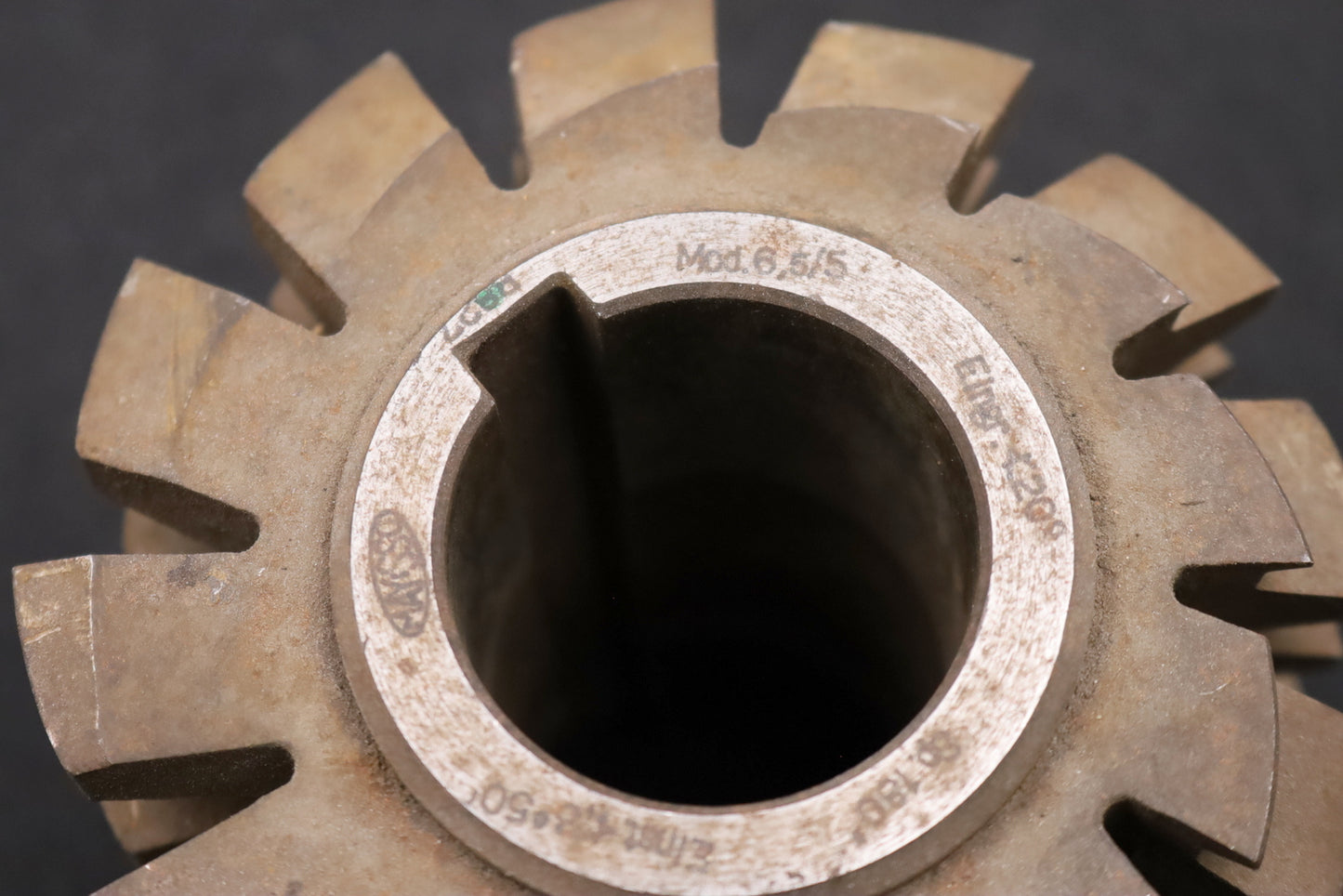 Bild des Artikels MAY-Zahnrad-Wälzfräser-gear-hob-m=6,5mm-BPII-nach-DIN-3972-20°-EGW