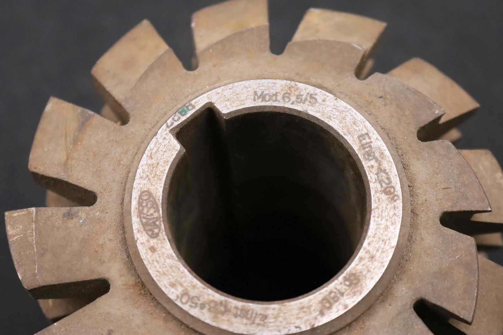 Bild des Artikels MAY-Zahnrad-Wälzfräser-gear-hob-m=6,5mm-BPII-nach-DIN-3972-20°-EGW