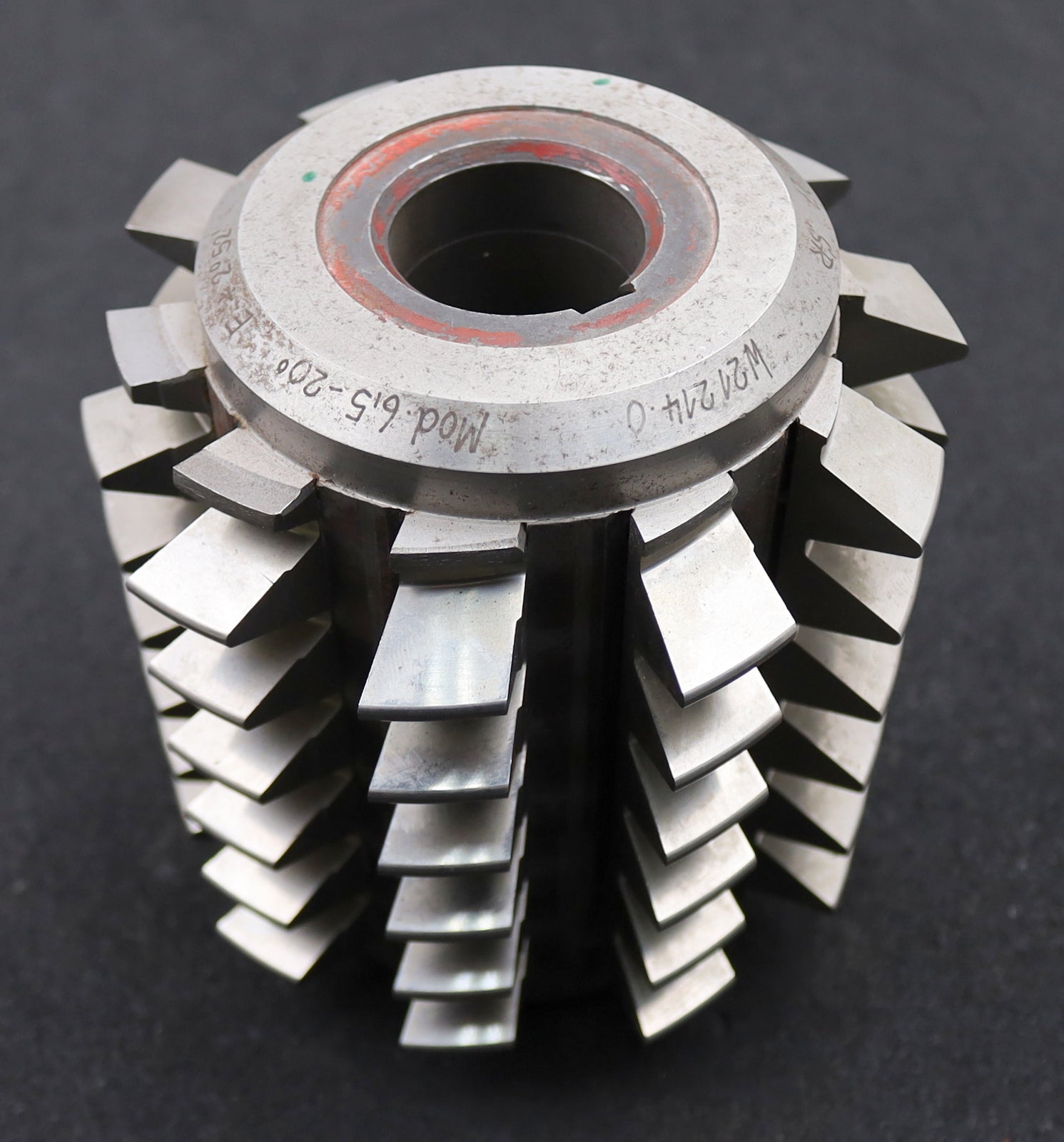 Bild des Artikels SAAZOR-Zahnrad-Wälzfräser-gear-hob-m=6,5mm-20°-EGW-Ø152x160xØ40mm-mit-LKN