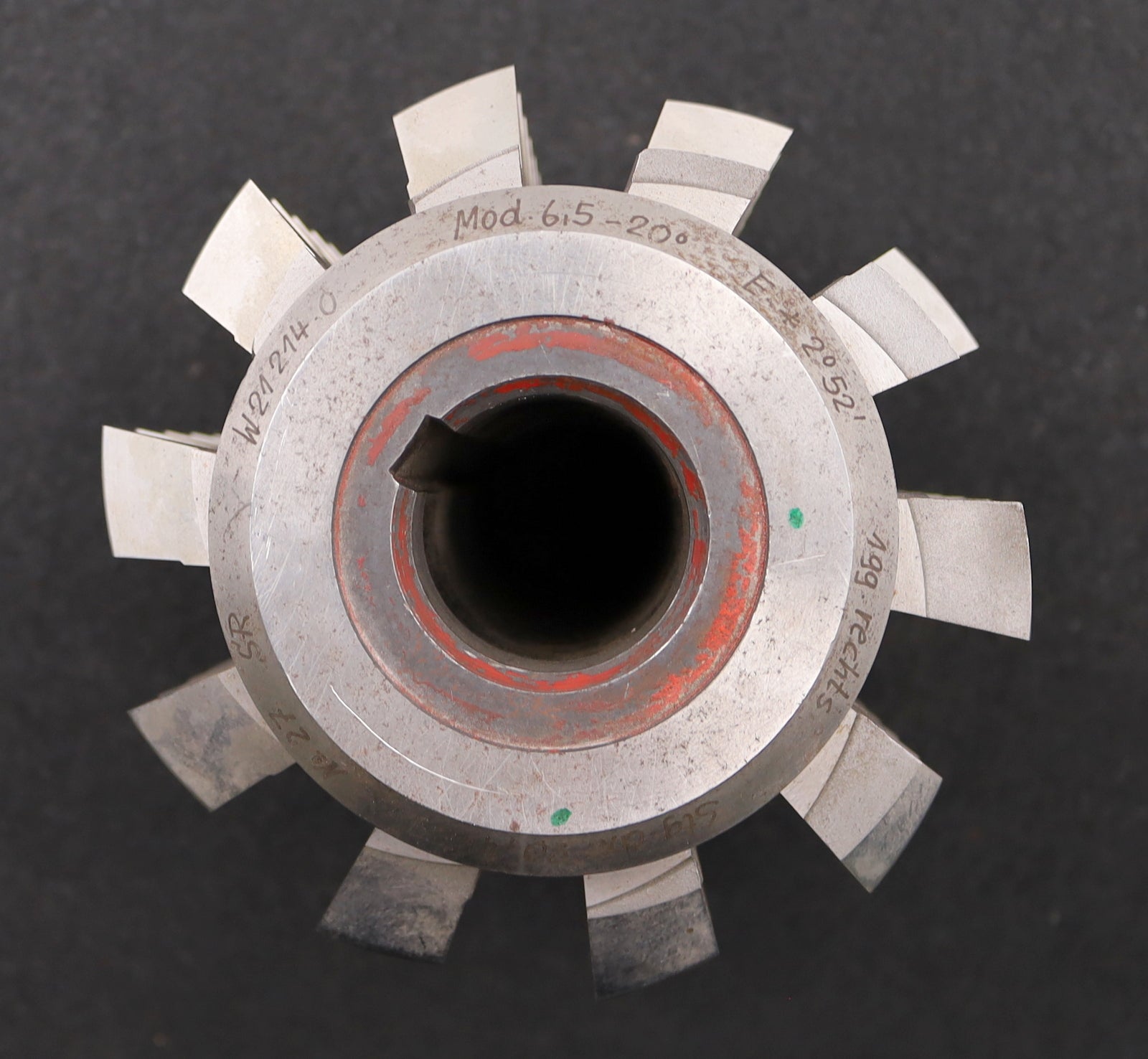 Bild des Artikels SAAZOR-Zahnrad-Wälzfräser-gear-hob-m=6,5mm-20°-EGW-Ø152x160xØ40mm-mit-LKN