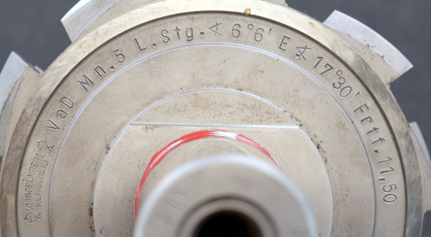 KLINGELNBERG Palloid-Wälzfräser m= 5,0 17°30' EGW Zahnform III 1-gg. Links