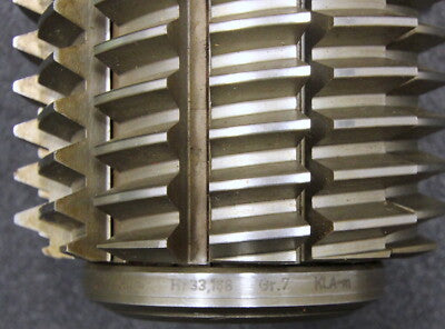 KLINGELNBERG Stollenwälzfräser involute spline hob Vorfräser m= 3,5mm BP III 20°
