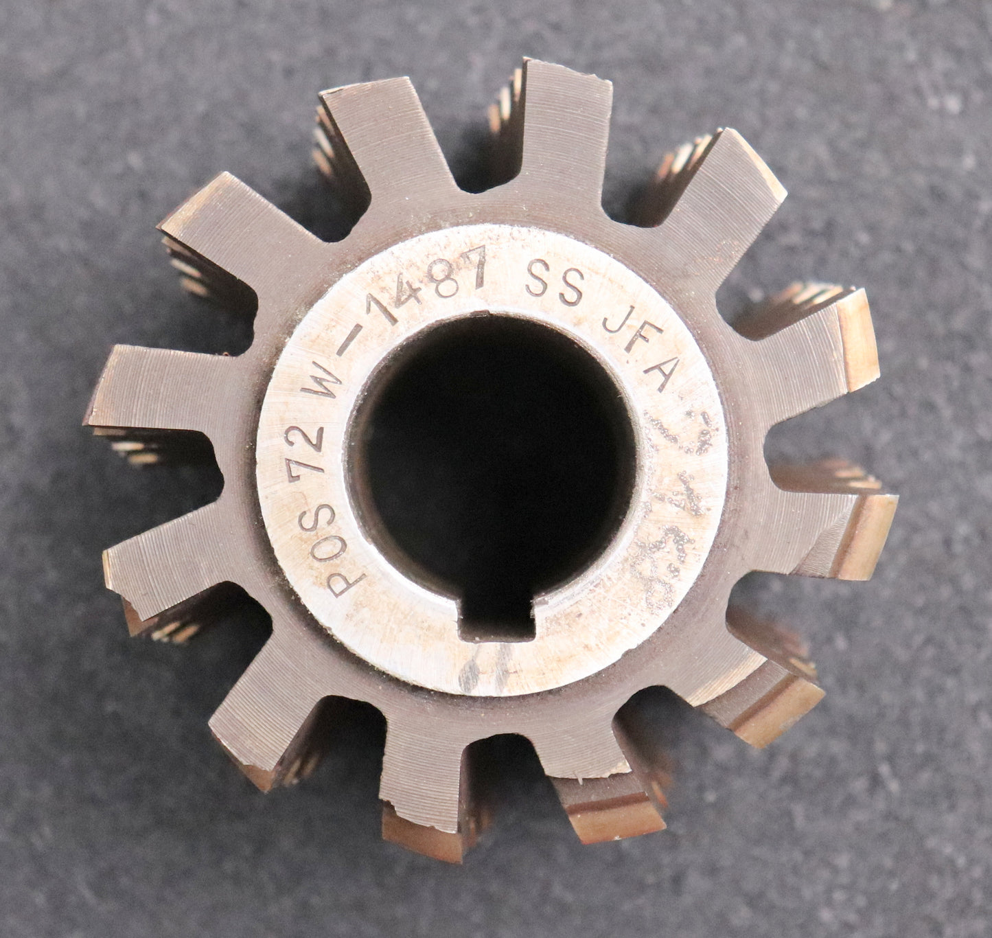 Bild des Artikels Keilwellenwälzfräser-6-Keile-26x31,68x6-mit-Höcker-Fertigfräser-Ø78x60xØ27mm-LKN