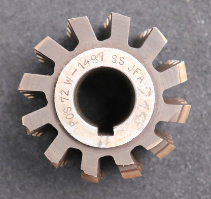 Bild des Artikels Keilwellenwälzfräser-6-Keile-26x31,68x6-mit-Höcker-Fertigfräser-Ø78x60xØ27mm-LKN